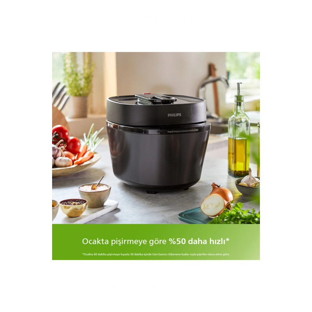 Yeni Seri Tasarım Ödüllü Premium Akıllı Basınçlı Pişirici 5l Kapasite 35 Farklı Programlı