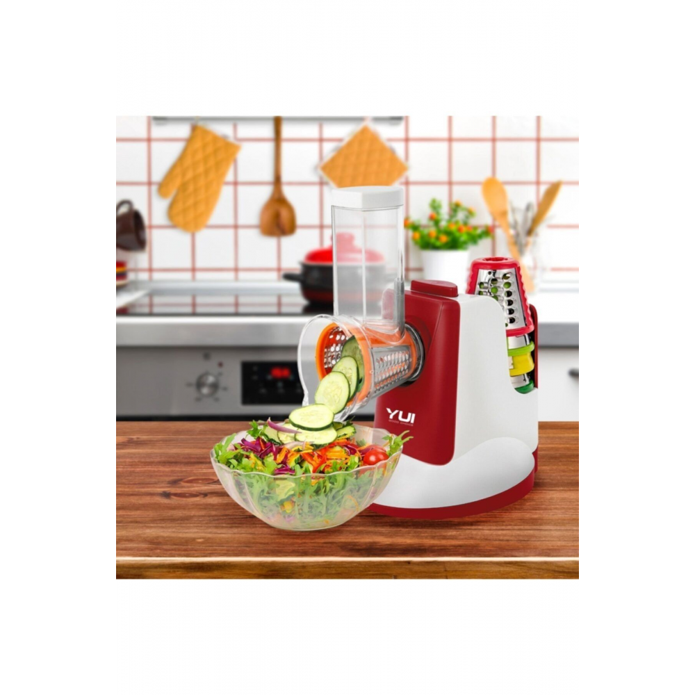 Qcv-326 5'i 1 Arada Otomatik Doğrayıcı-rende- Dilimleme Makinesi