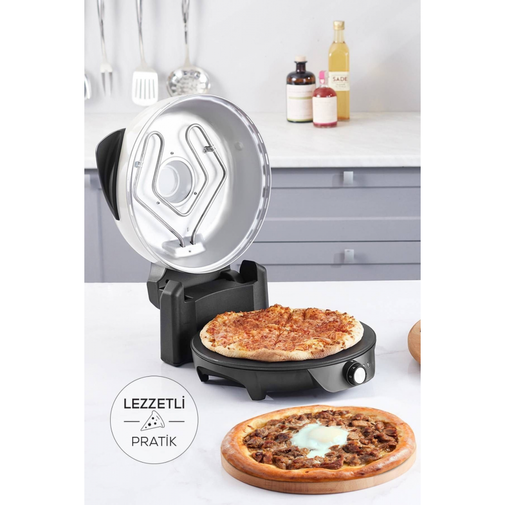 Gastro 10 in 1 Pizza Lahmacun ve Tandır Ekmeği Makinesi Biodiamond Soft Cream