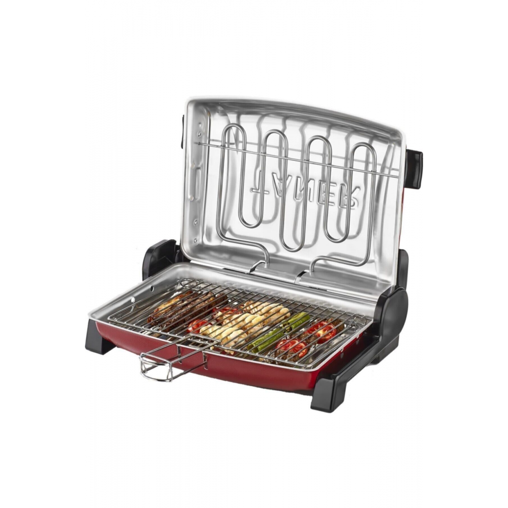 Kebapçı Elektrikli Izgara Mangal Çift Telli Barbekü Kırmızı 1705