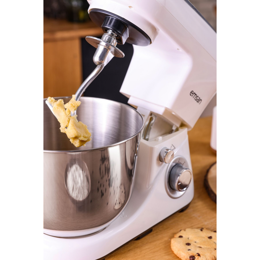 Bella Gusto Stand Mikser 1300 W 5 l Mutfak Şefi Beyaz
