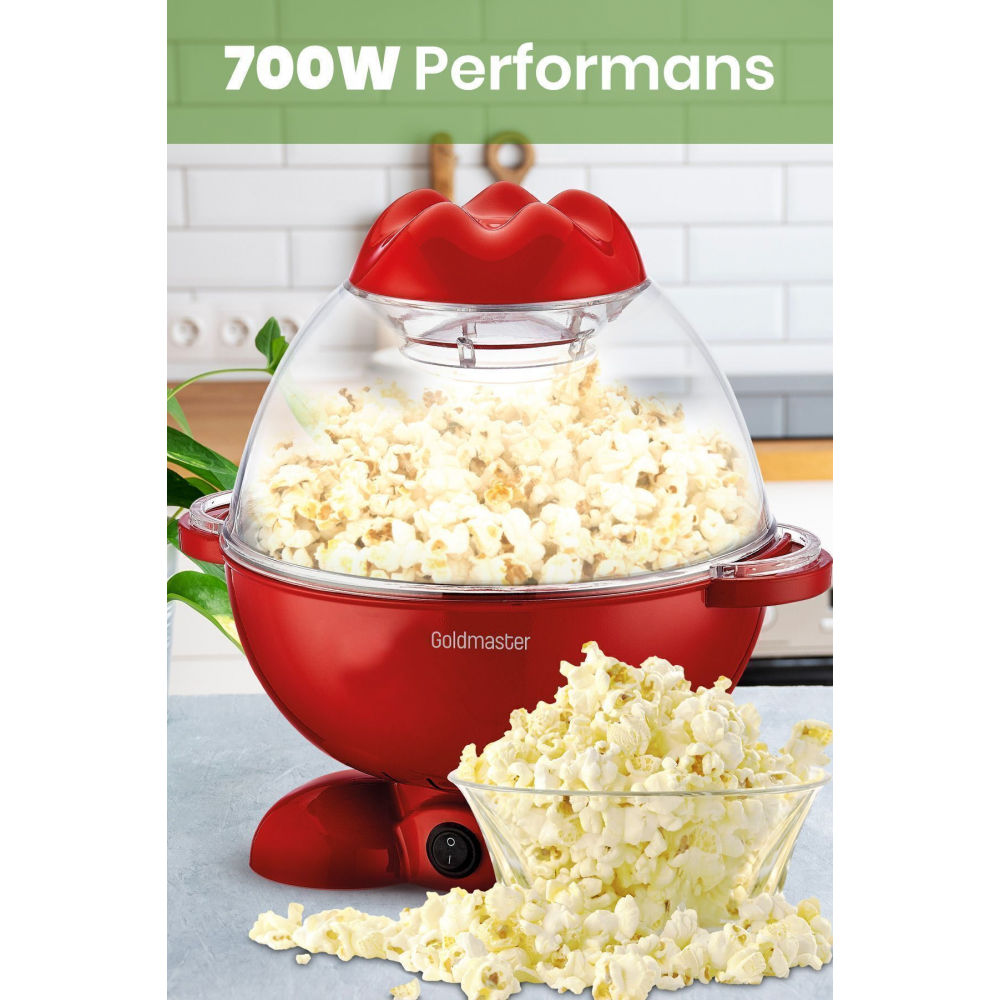 Patpat Geniş Hazneli Yağlı Yağsız Mısır Patlatma Pop Corn Makinesi