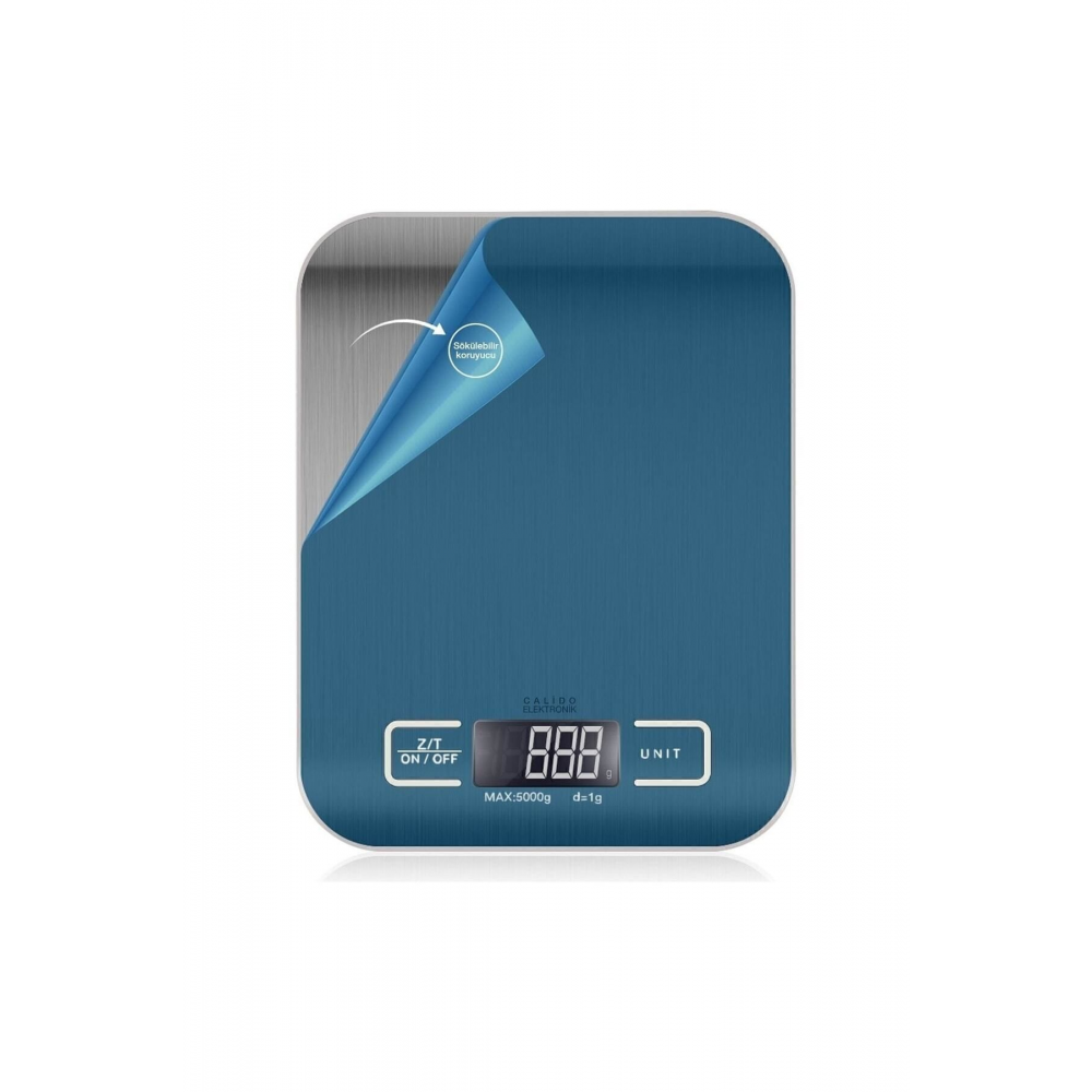 Lüx Dijital Mutfak Terazisi 5 Kg 1 gr Hassas Paslanmaz Çelik Pil Hediyeli