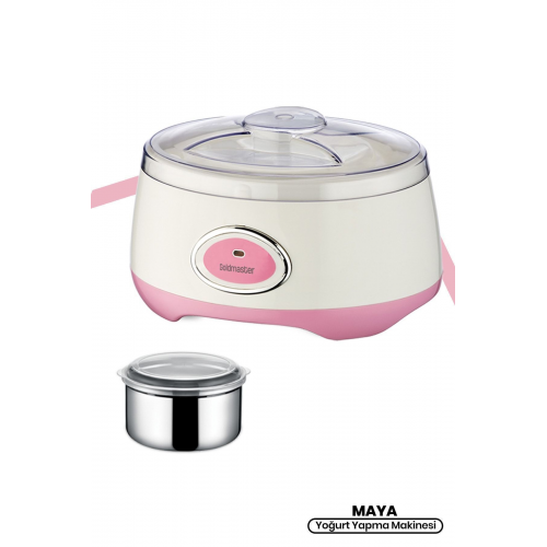 Maya 1 Litre Kapasiteli Paslanmaz Çelik Yoğurt Yapma Makinesi