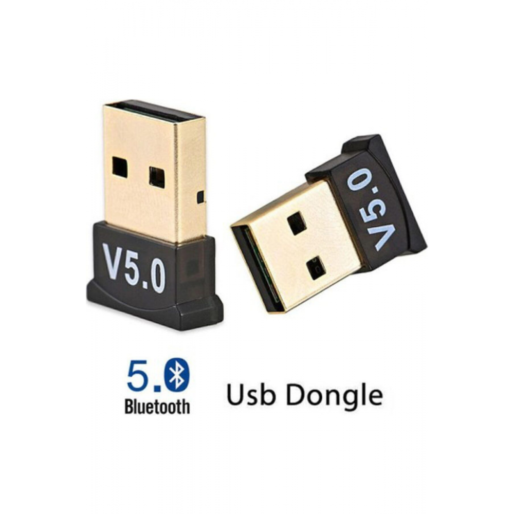 Mini V5.0 Usb Bluetooth Dongle 5.0 Bluetooth Adaptör tak Çalıştır saat Değildir