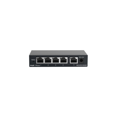 Rg-es105d 5 Port 10-100 Switch Metal Kasa