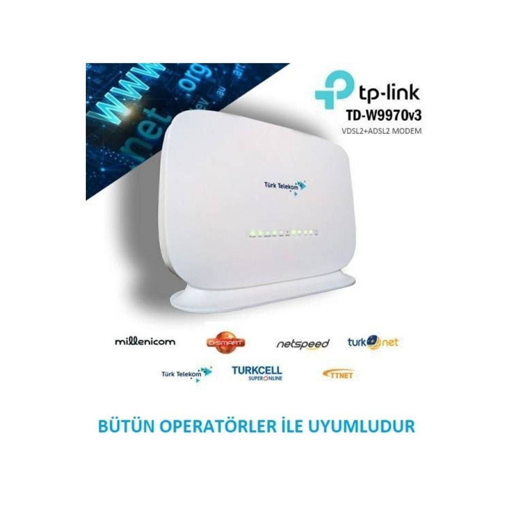 Td-w9970 300mbps Kablosuz Usb Vdsl2/adsl/2 Modem (refurbıshed-yenilenmiş)