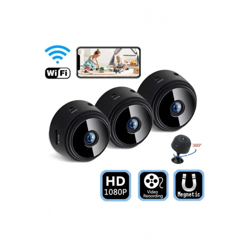 2K (FHD) Mini Gizli Kamera - Kablosuz Wifi Özellikli Güvenlik kamerası