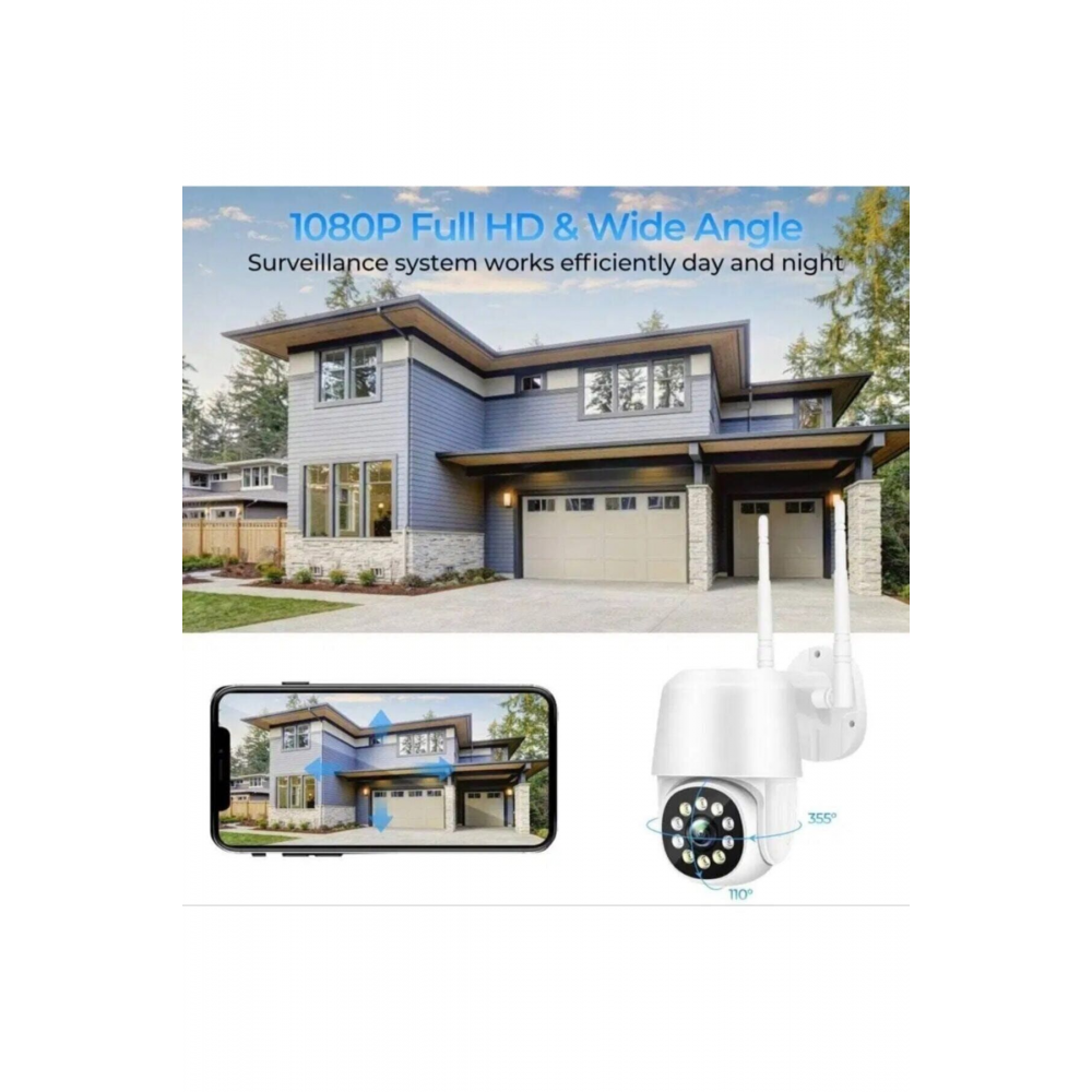 Glr Tech Ec101 Speed Dome Ip Kamera Hareketli Dış Mekan Kamerası Güvenlik Kamerası