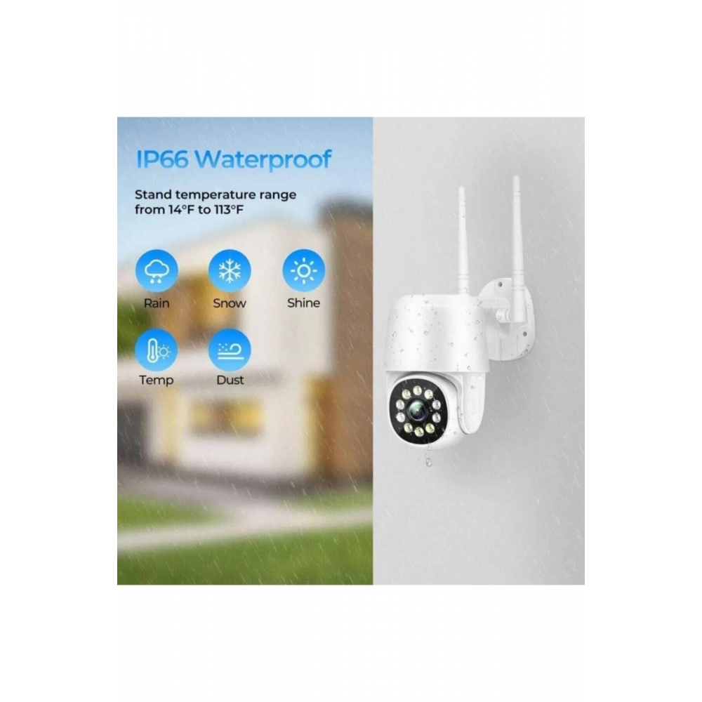 Glr Tech Ec101 Speed Dome Ip Kamera Hareketli Dış Mekan Kamerası Güvenlik Kamerası