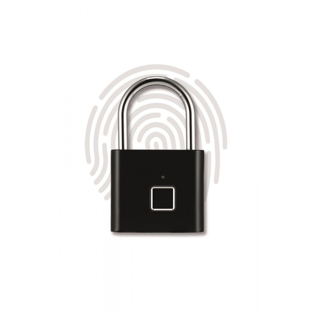 Touch Parmak Izi Okuyuculu Akıllı Kilit Siyah