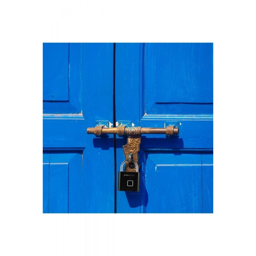 Touch Parmak Izi Okuyuculu Akıllı Kilit Siyah