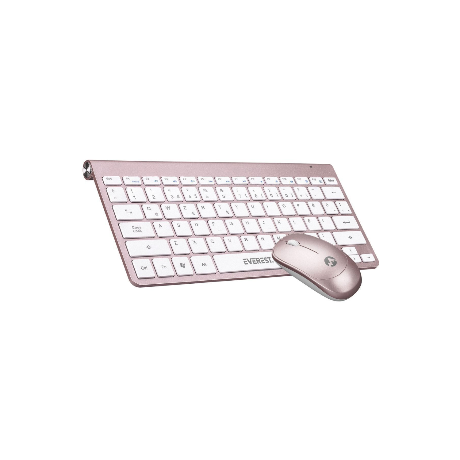 Klavye Mouse Seti Kb-bt72 Elıte Rose Gold Ultra Ince Kablosuz Q