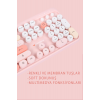 Renkli Tuşlu Kablosuz Pembe Q Türkçe Klavye+Mouse Seti