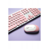 Retro Kablosuz Klavye & Mouse Set (pink)