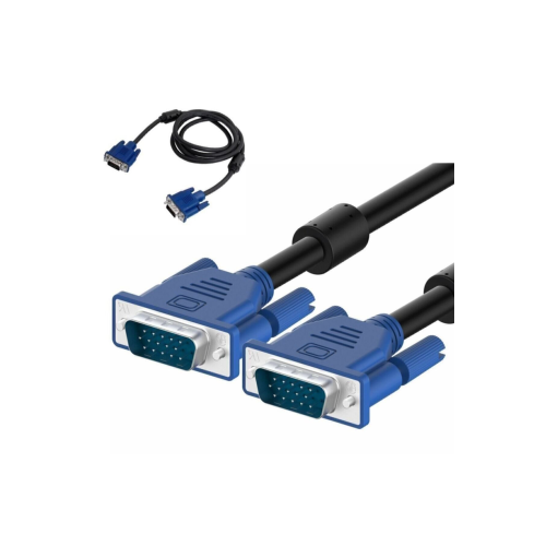 Vga Kablosu Ekran Lcd Monitör Projeksiyon Bağlantı Kablosu - Çift Filtreli - 1.5 Metre