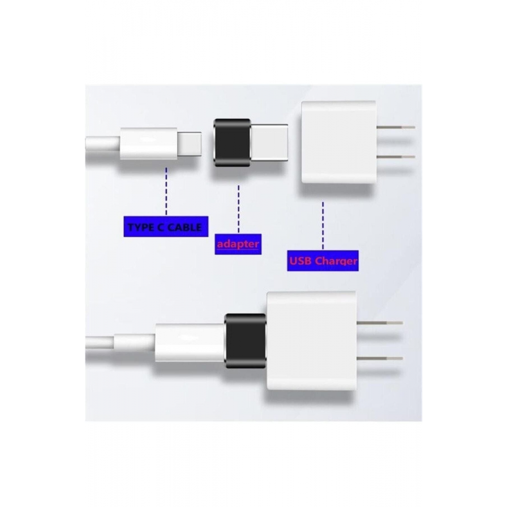 Type C Dişi To Usb 3.0 Erkek Çevirici Dönüştürücü Adaptör