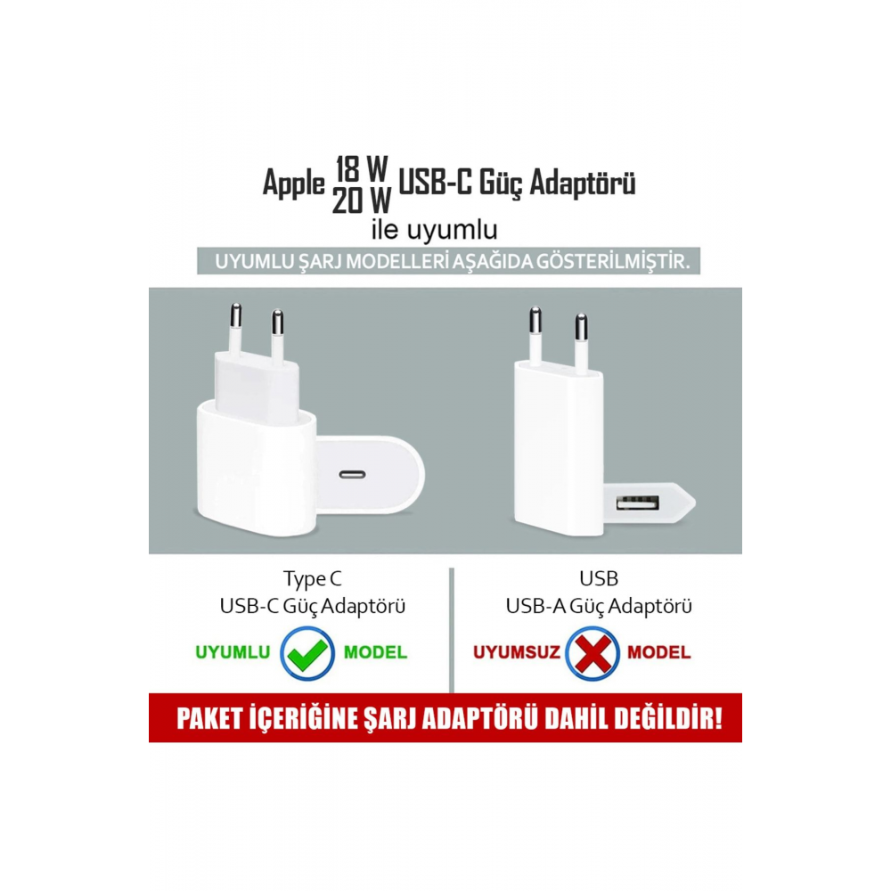 Apple Iphone Kablo Koruyucu Ve Şarj Adaptör Kılıf Süslü Kalp Desenli Pembe