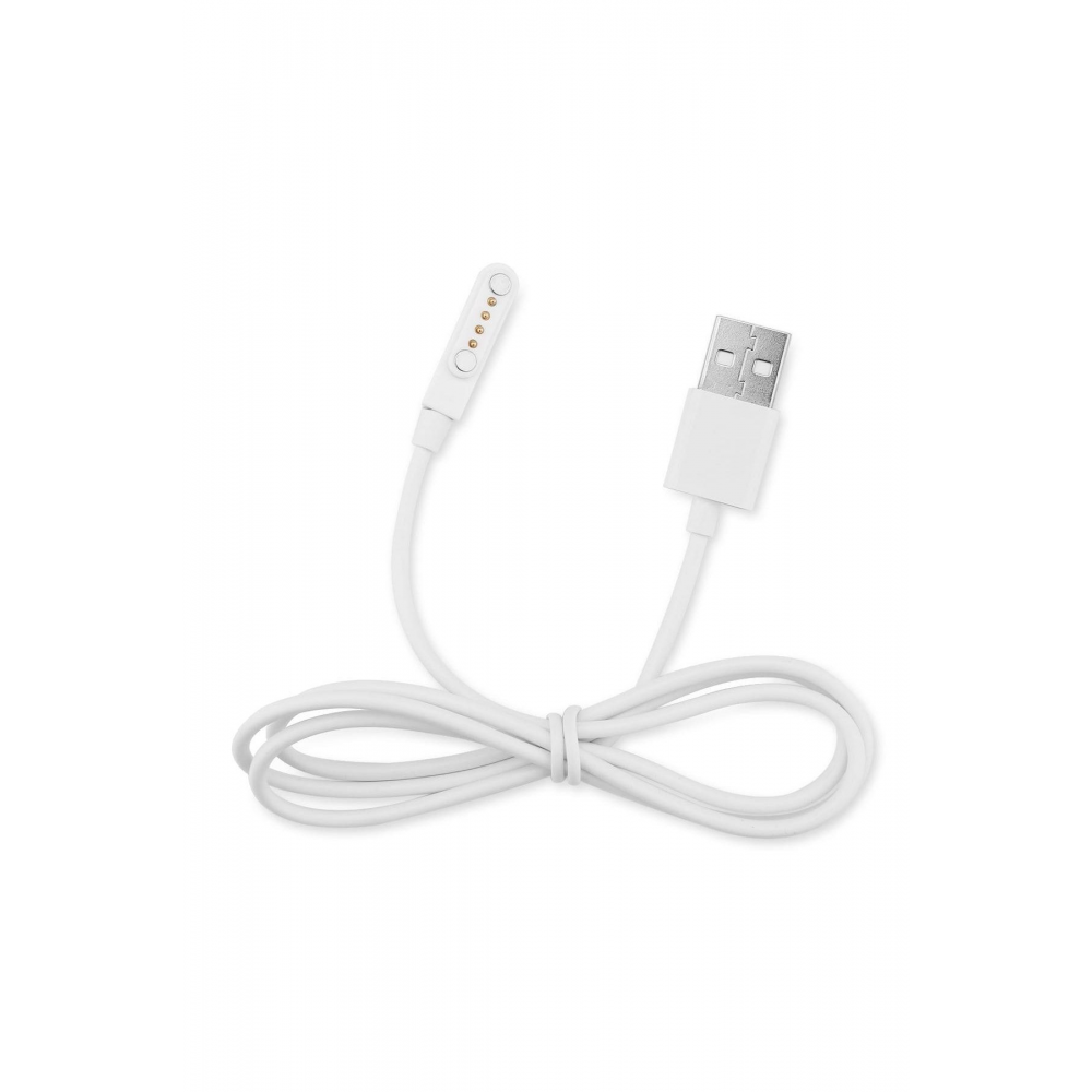 Sadece Wiky Watch 4 Plus Uyumludur Akıllı Çocuk Saati Smart Watch Mıknatıslı Şarj Cihazı Kablosu