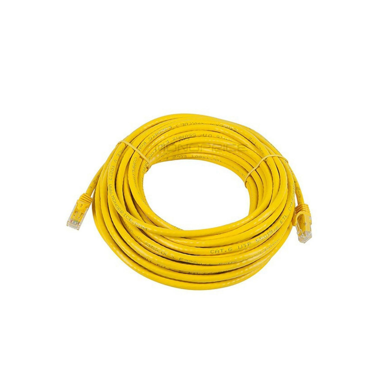 1m, 2m, 3m, 4m, 5m, 6m, 7m, 8m, 9m Ve 10 Metre Cat6 Sarı Ethernet Kablosu Modem Bilgisayar Internet