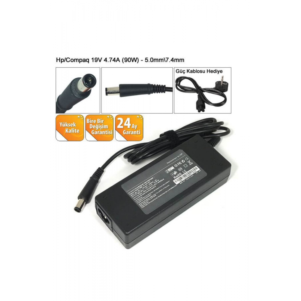 19v 4.74a Notebook Adaptörü 90w (7.4*5.5mm) - Hc03