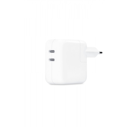 Iphone Ipad Uyumlu 35 W Çift USB-C 2 Girişli Bağlantı Noktalı Küçük Güç Adaptörü Modern