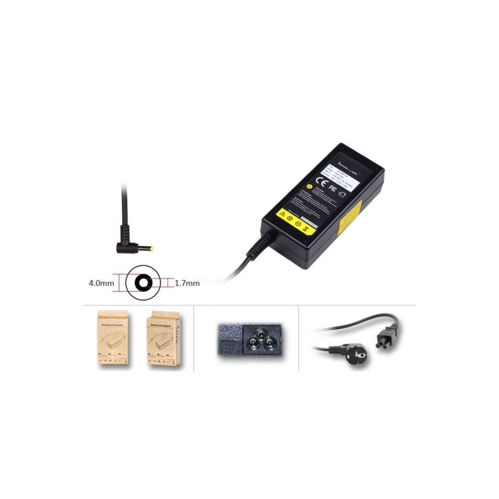 Nirvana S500, NB S500, NBS500, NB-S500 Notebook Adaptör, Şarj Cihazı 65W
