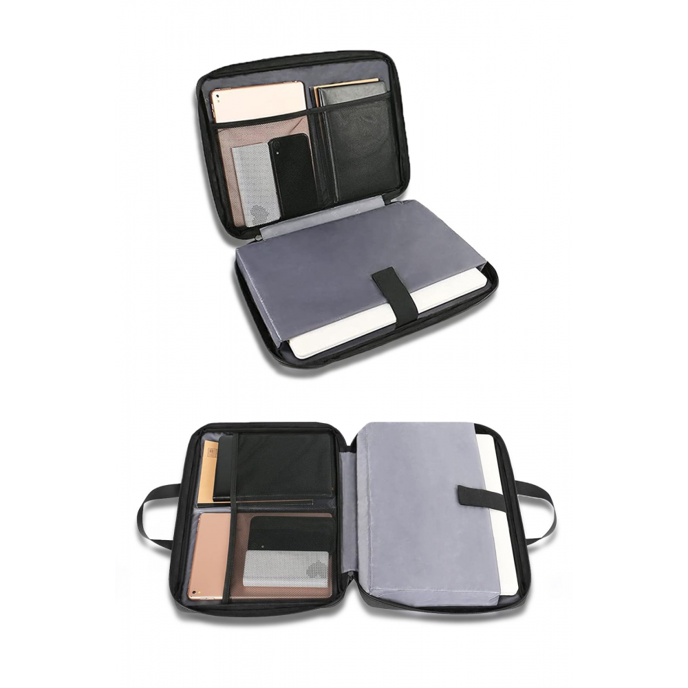 14-15.6-16.1-16.9 Inç Organizer Siyah Unisex El, Omuz, Bilgisayar, Notebook, Laptop Çantası