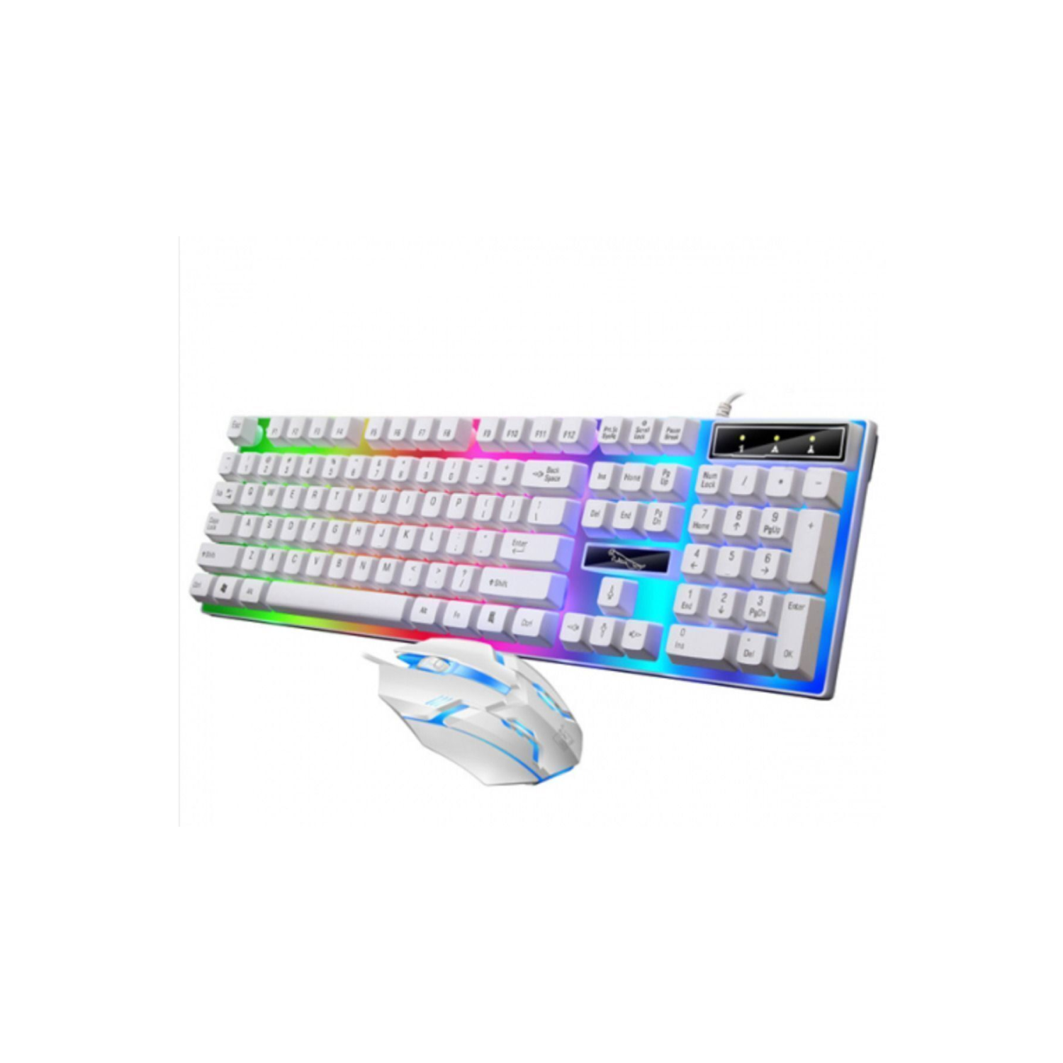 Rgb ışıklı Hassas gaming klavye ve mouse seti gecikmesiz oyuncu klavye mouse seti