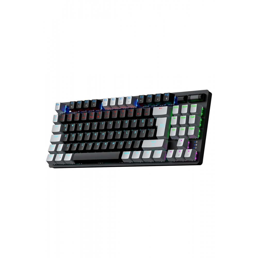 Eva 5 60m Mekanik Blue Switch Türkçe Q 88 Tuş Usb Gaming Klavye - 3 Yıl Garantili