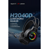 Gamenote H2040D RGB Aydınlatmalı Mikrofonlu Gaming Oyuncu Kulaklığı - 3.5mm Jack + USB