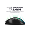 Smx-r47 X-jammer Usb Rgb Mouse Drag Click 7200 Dpi Gaming Mouse Oyuncu Mouse Makrolu Örgü Kablo