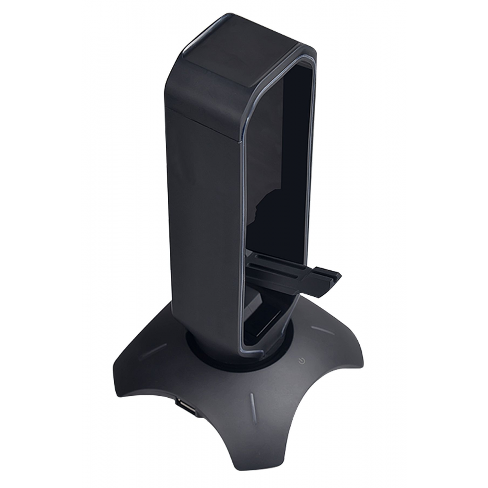 Rm-h66 Guard Siyah Rgb Işıklı 2*usb Port Kulaklık Için Stand