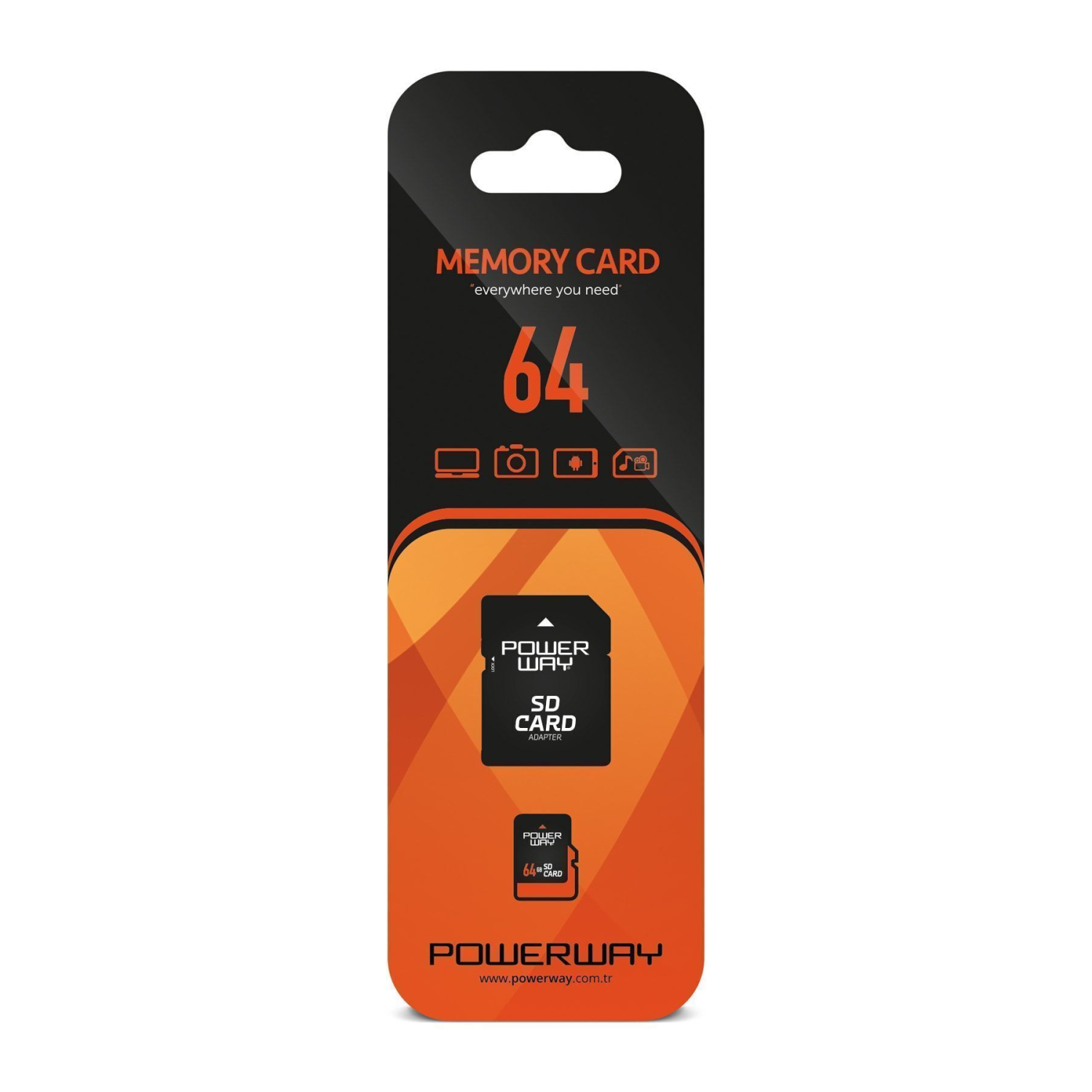 64 Gb Hafıza Kartı Adaptör Dahil