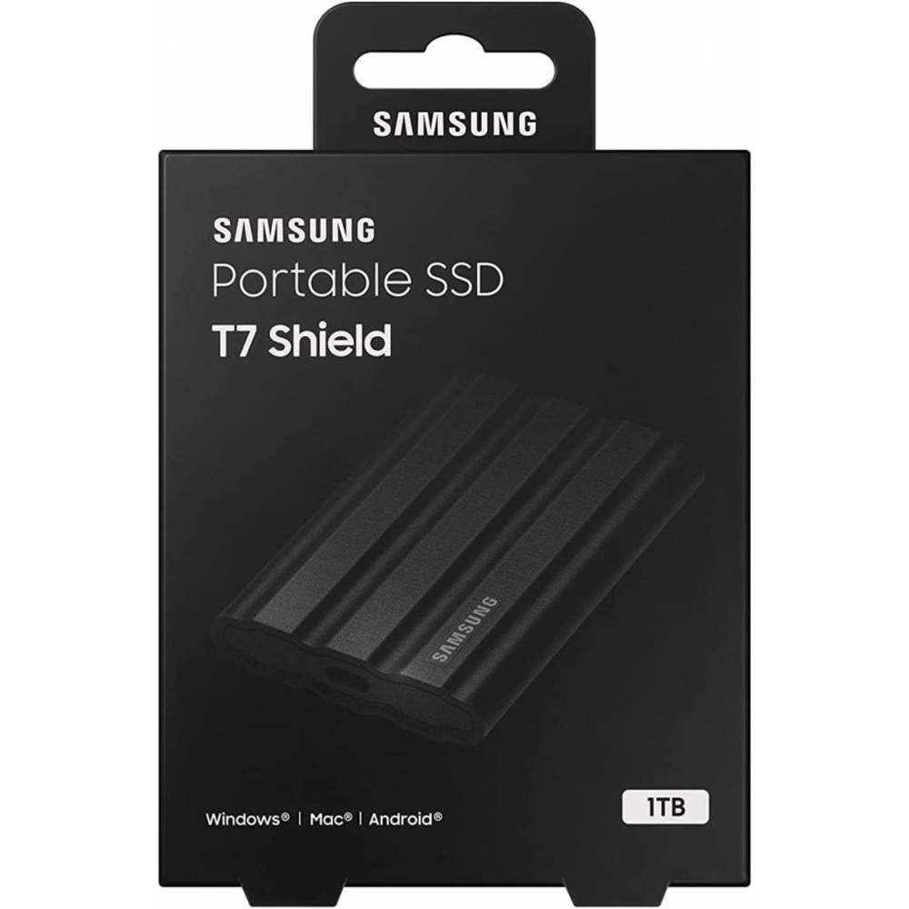 Taşınabilir SSD T7 Shield 1 TB USB 3.2 Gen 2 (Siyah)