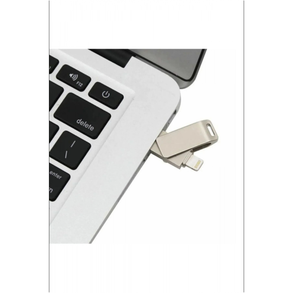 128 Gb Flash Bellek Iphone - Pc Uyumlu Otg Flash 3.0 Usb Data Bellek