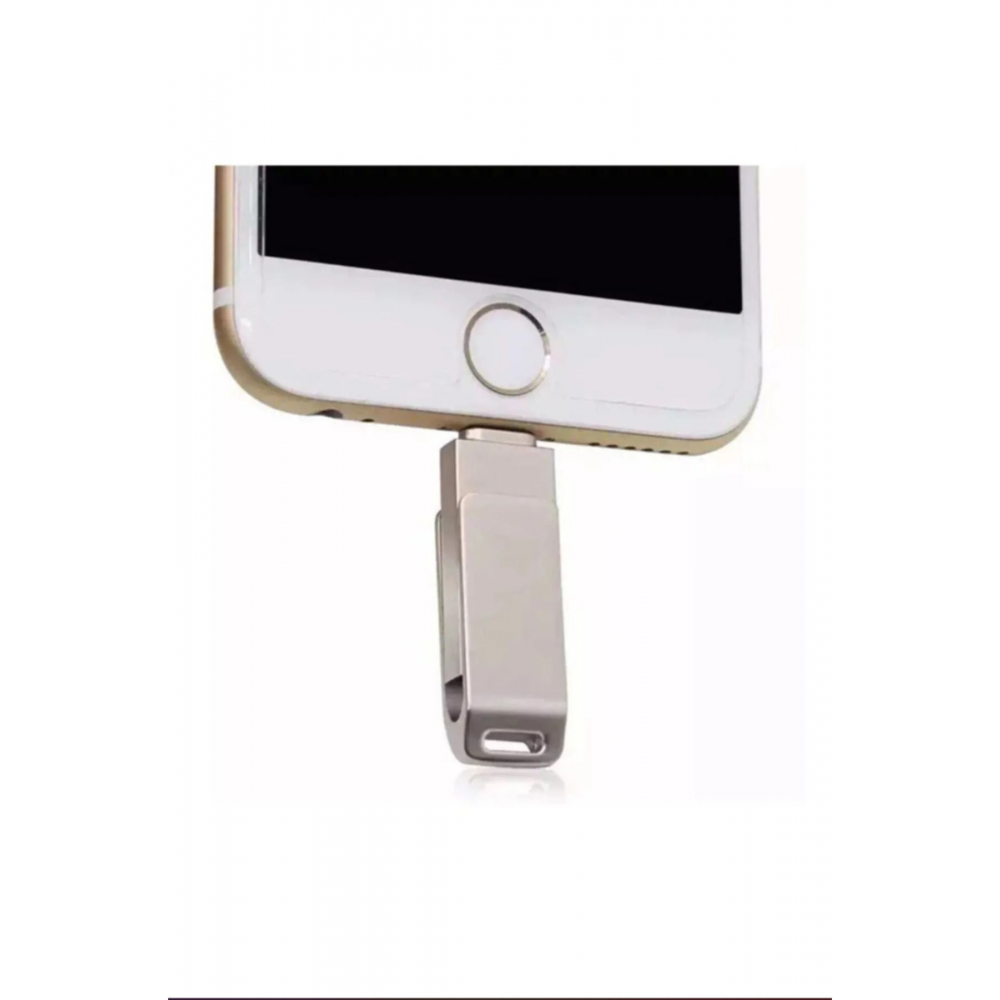 128 Gb Flash Bellek Iphone - Pc Uyumlu Otg Flash 3.0 Usb Data Bellek