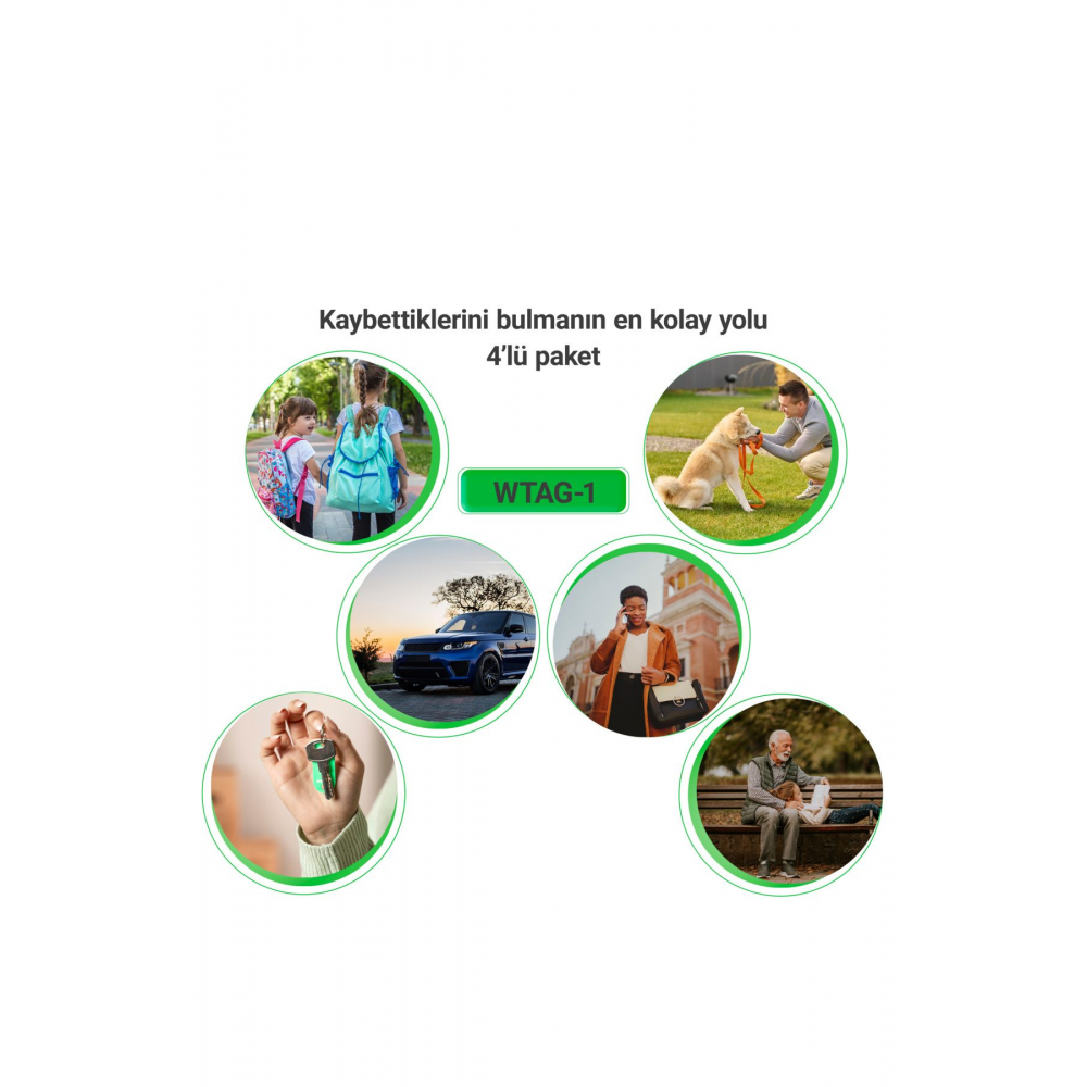 A2 Itag Akıllı Takip Cihazı (apple Ile Uyumlu)