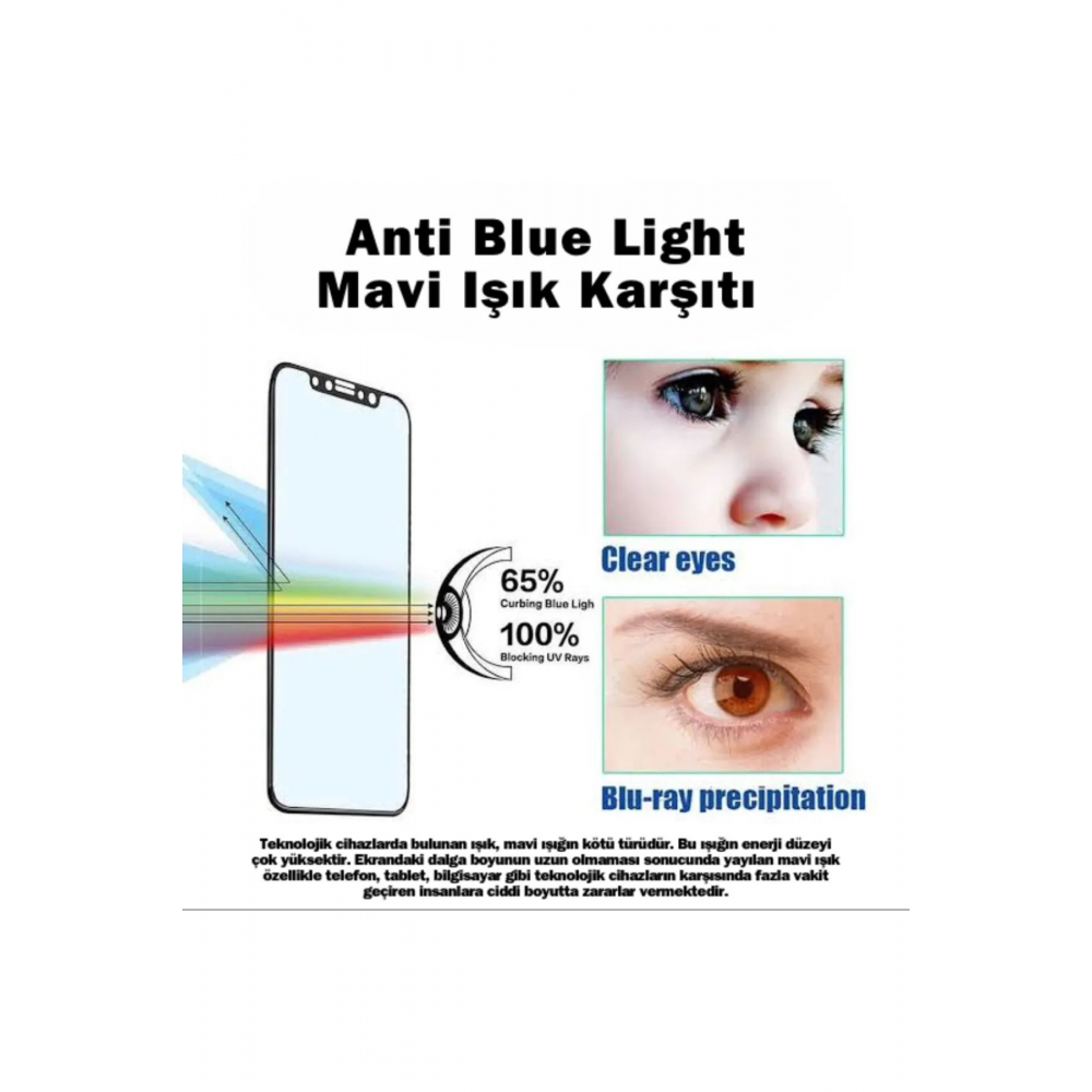 Iphone 11 Mat Hayalet Ekran Gizli Tam Kaplayan Kırılmaz Cam Seramik Ekran Koruyucu Film (kameraaçık)