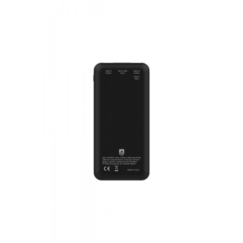 DLP1810NB 10.000 mAh Power Bank Siyah (2 Çıkış)