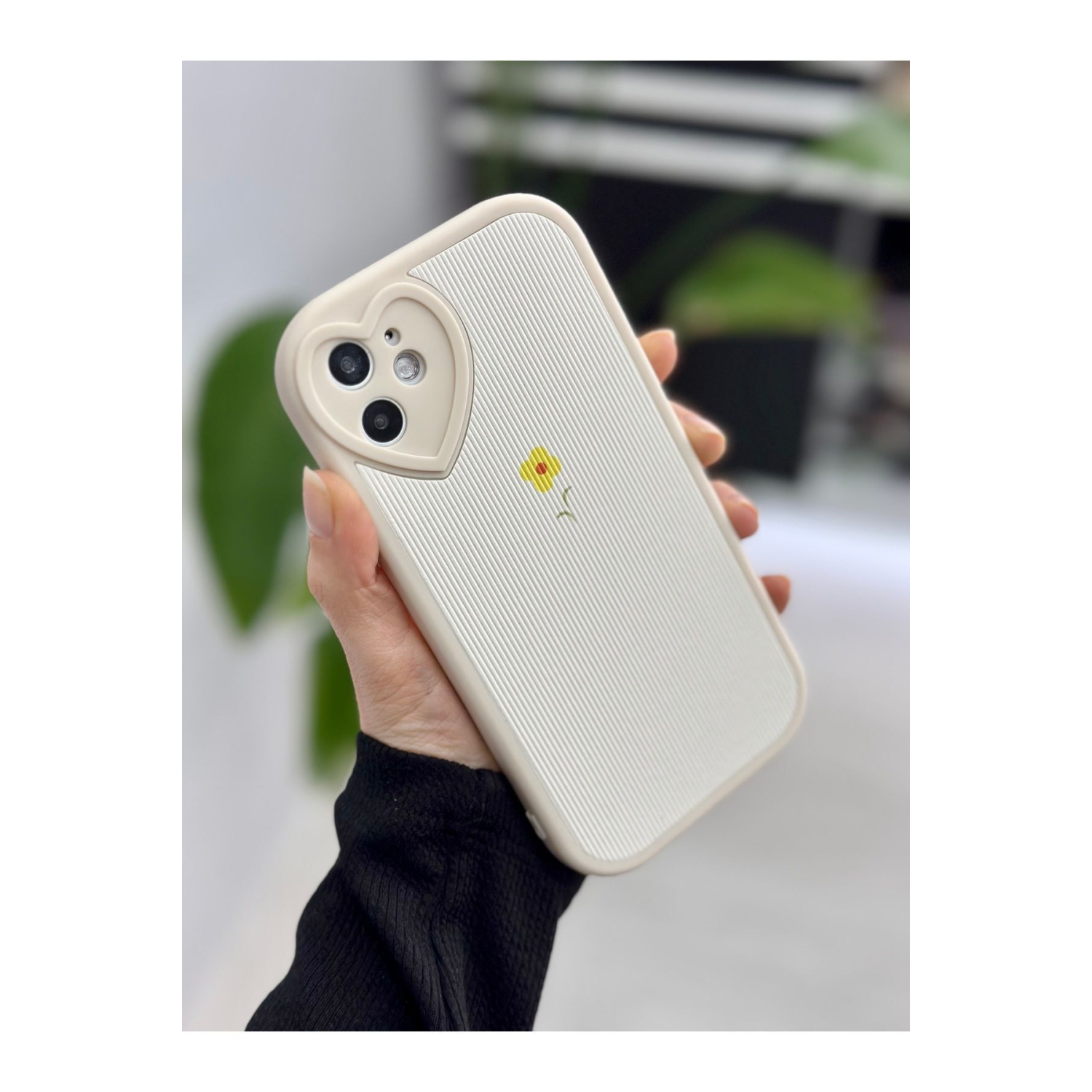 Iphone 11 Uyumlu Kaplama Tasarımlı Yumuşak Silikon Kamera Korumalı Kılıf