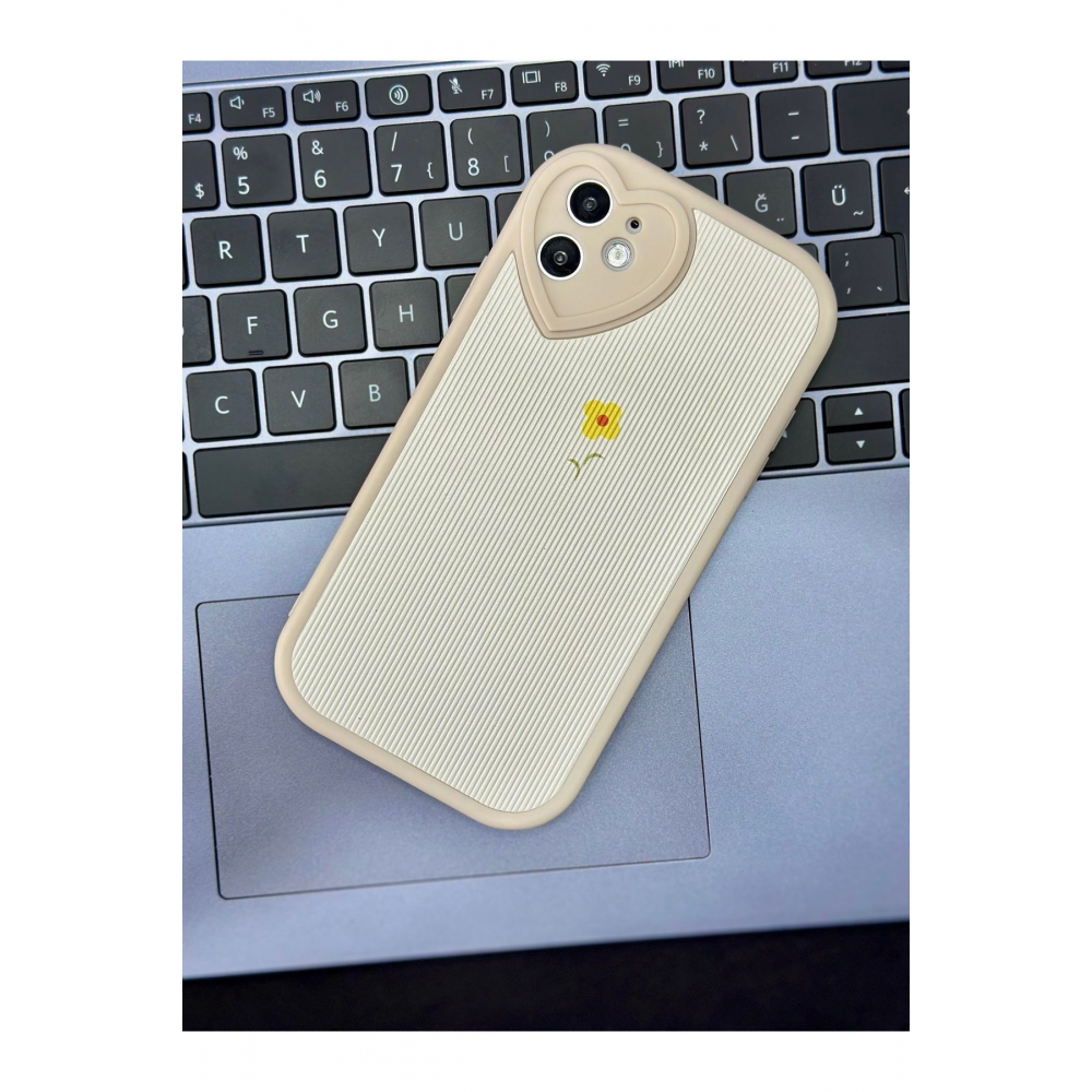 Iphone 11 Uyumlu Kaplama Tasarımlı Yumuşak Silikon Kamera Korumalı Kılıf