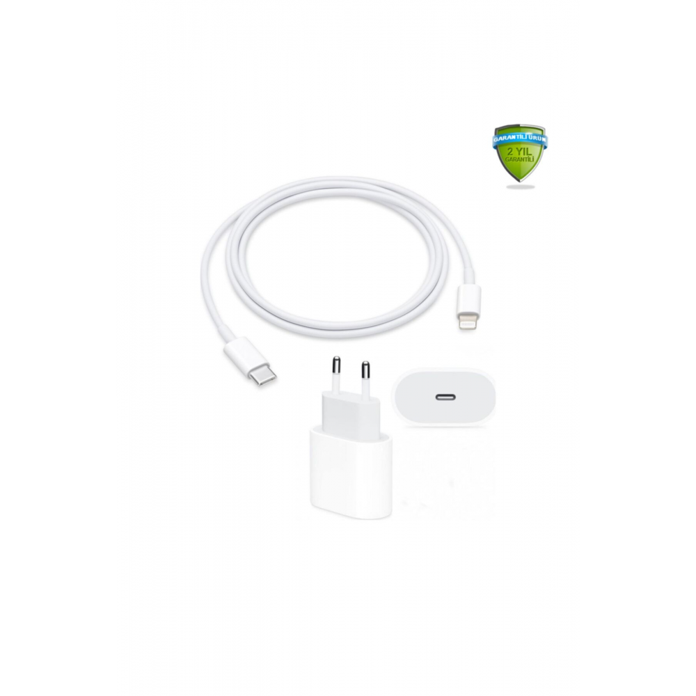 20 W Tüm Serilerle Uyumlu Hızlı Şarj Aleti Kablo Adaptör Set Iphone 11/12 /13/14/ Pro Max