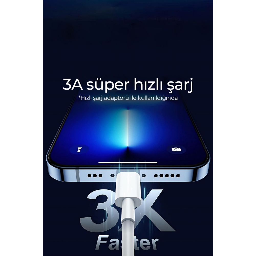 By Deji Iphone Uyumlu Hızlı Şarj Kablosu Type C To Lightning 8 X Xs Xr 11 12 13 14 Pro Max Plus