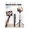 Led Işıklı Tripod Standı, Kablosuz, Bluetooth Uzaktan Kumandalı, Selfie Çubuğu