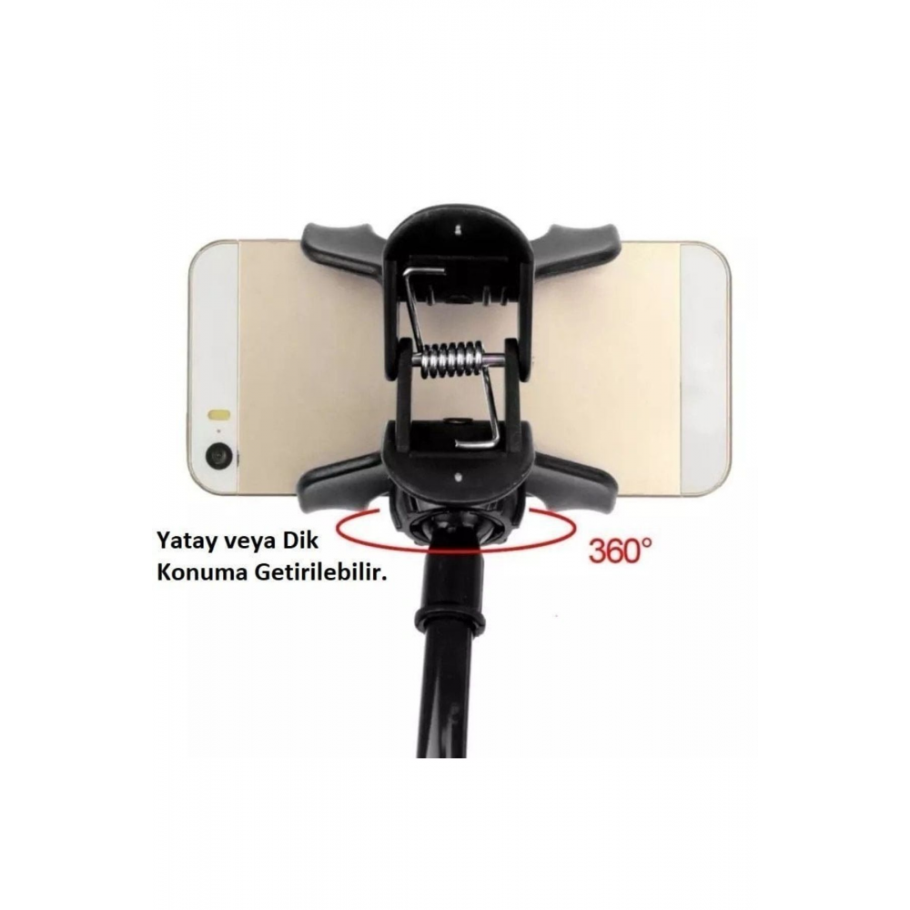 Siyah Akrobat Telefon Tutucu Oynar Başlıklı