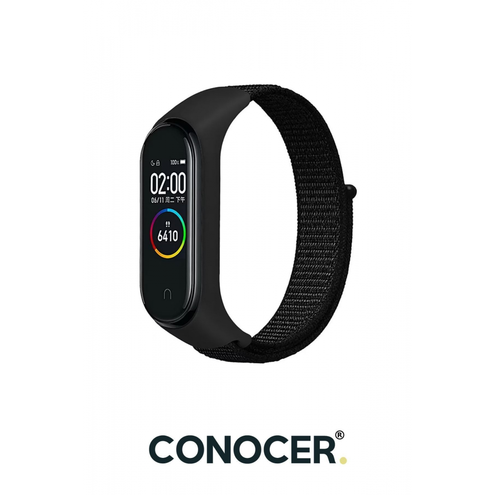 Xiaomi Mi Band 3/4/5/6/7 Uyumlu Hasır Dokuma Yüksek Kalite Kordon Kayış