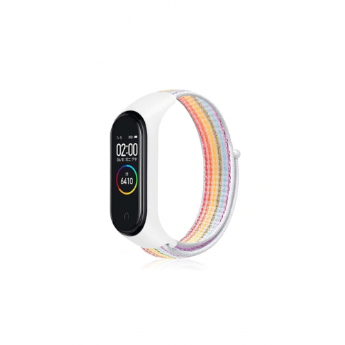 Xiaomi Mi Band 3/4/5/6 Akıllı Bileklik Hasır Kordon Gökkuşağı (SAAT DEĞİLDİR)