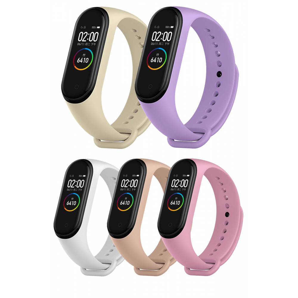 Xiaomi Mi Band 3/4 Uyumlu Silikon Kordon Seti 5 Adet