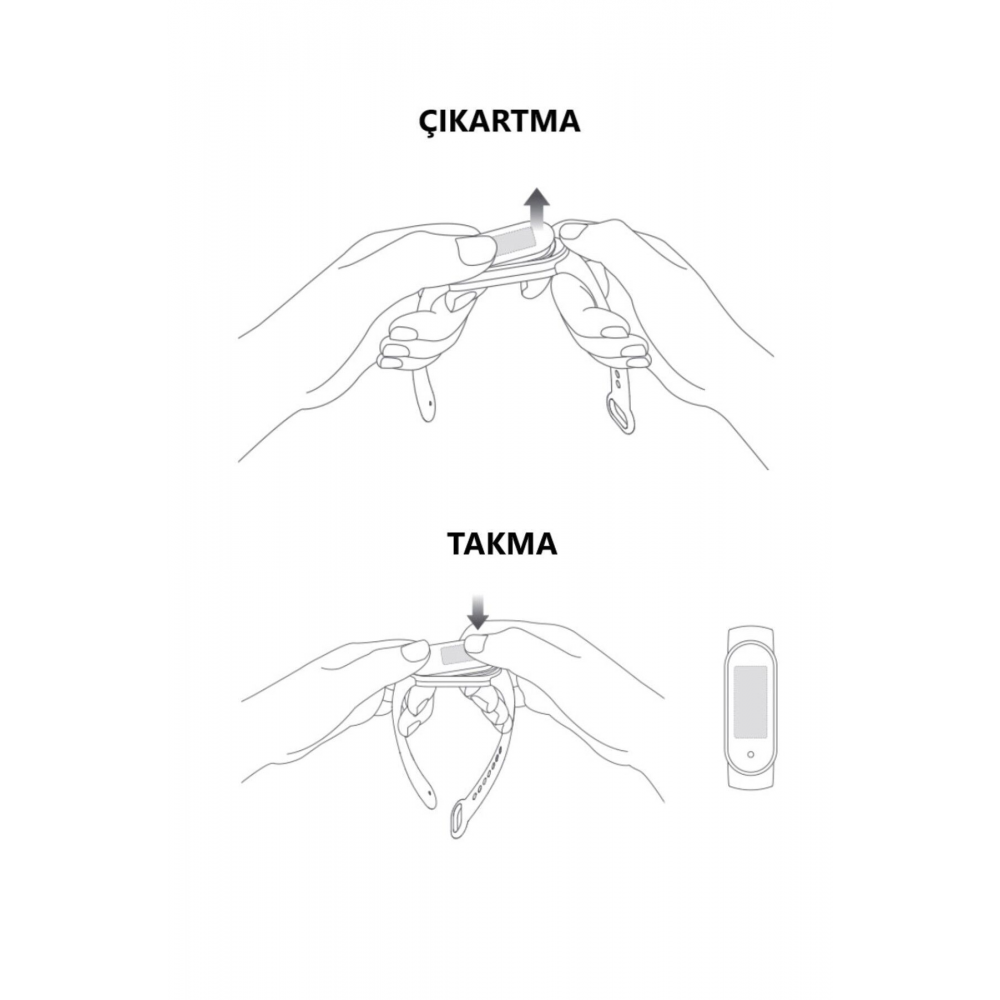 Xiaomi Mi Band 3 Ve 4 Uyumlu [yüksek Kalite] Silikon Kordon